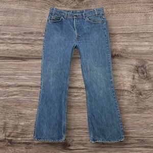 Vtg 70’s Levis 517 Orange Tab Jeans Men’s Sz 38 Talon 42